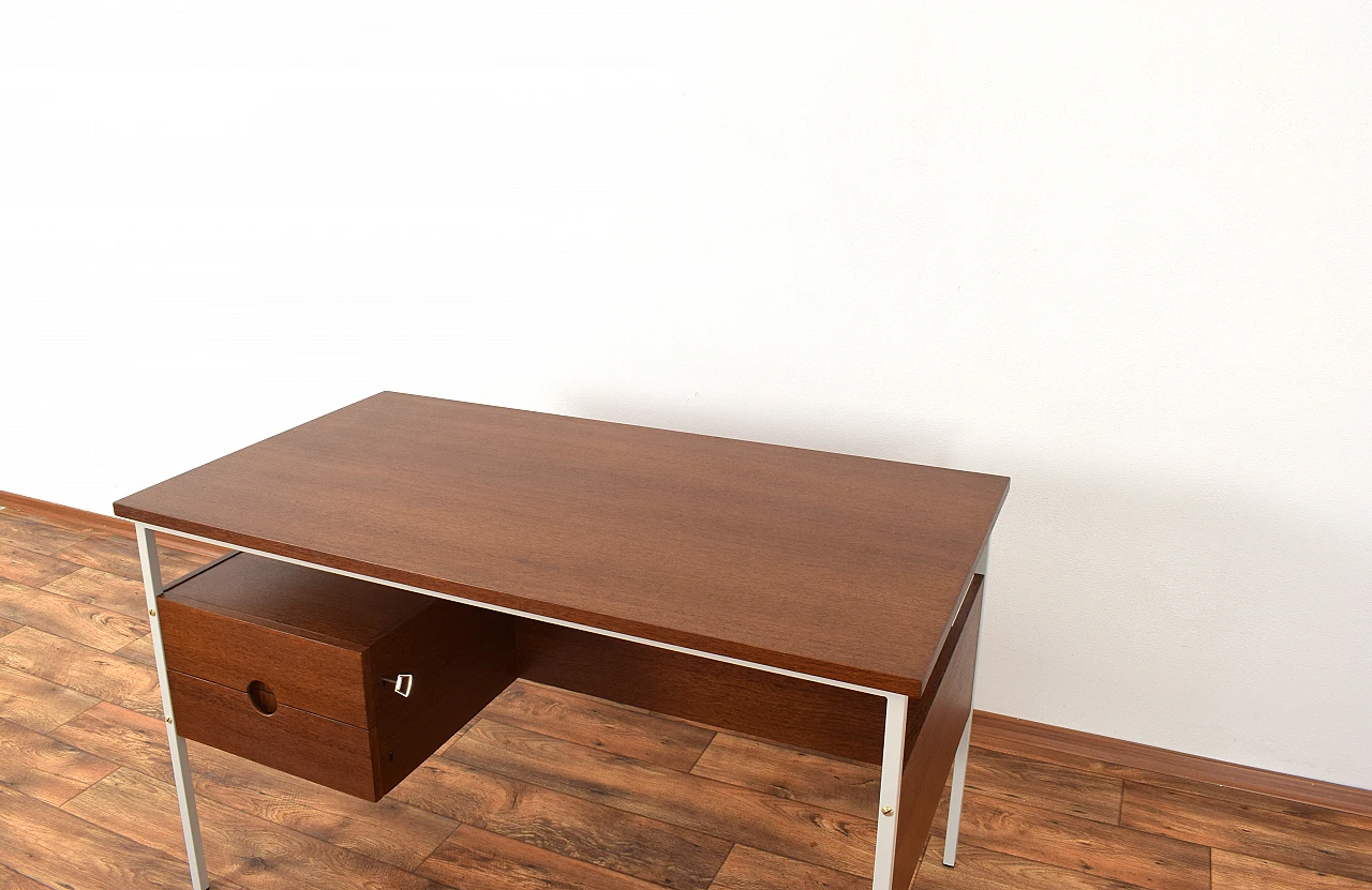 Danish teak Desk, 1970s 18