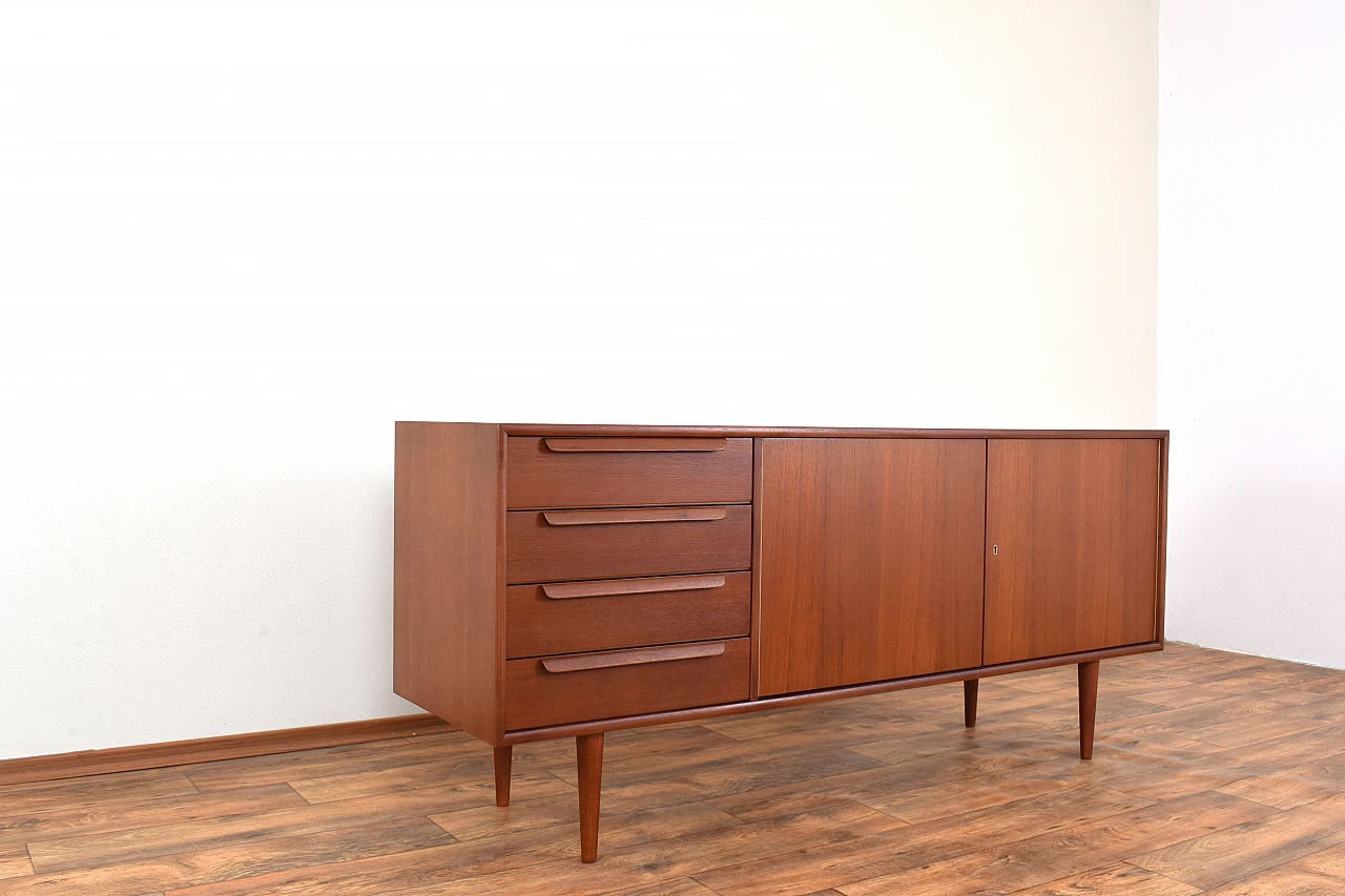 Credenza Mid-Century in teak, Danimarca, anni '60. 8