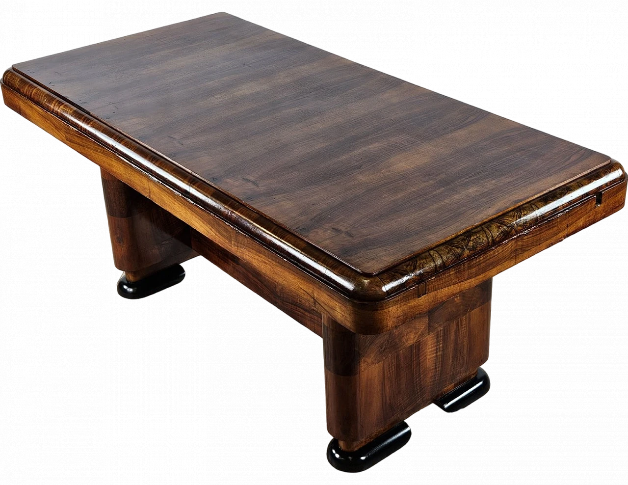 Rectangular briar dining table, 1930s 30