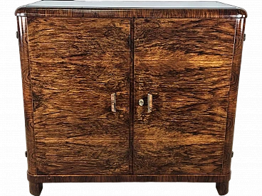 Walnut-root sideboard with internal drawers, 1930s