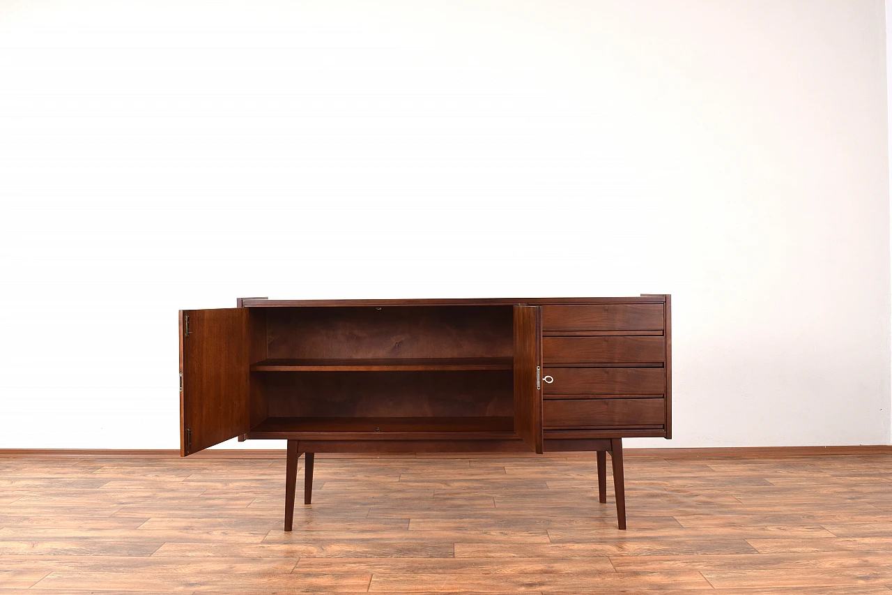 Mid-Century Walnut Sideboard by S. Albrecht, 1960s. 2