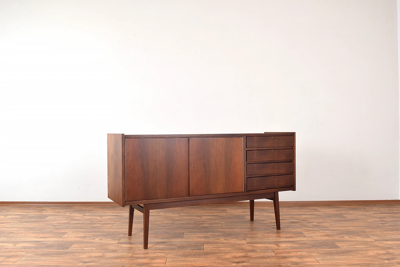 Mid-Century Walnut Sideboard by S. Albrecht, 1960s. 3