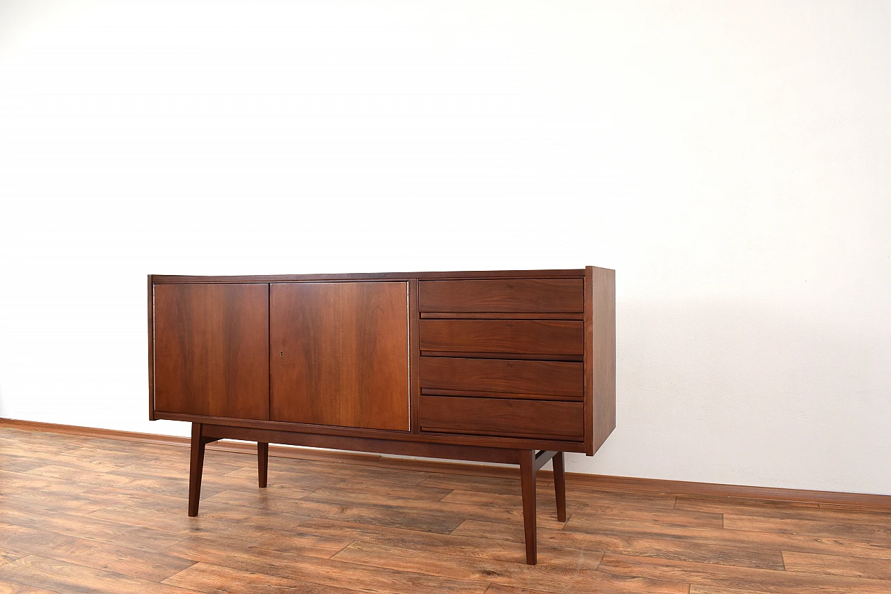 Mid-Century Walnut Sideboard by S. Albrecht, 1960s. 9