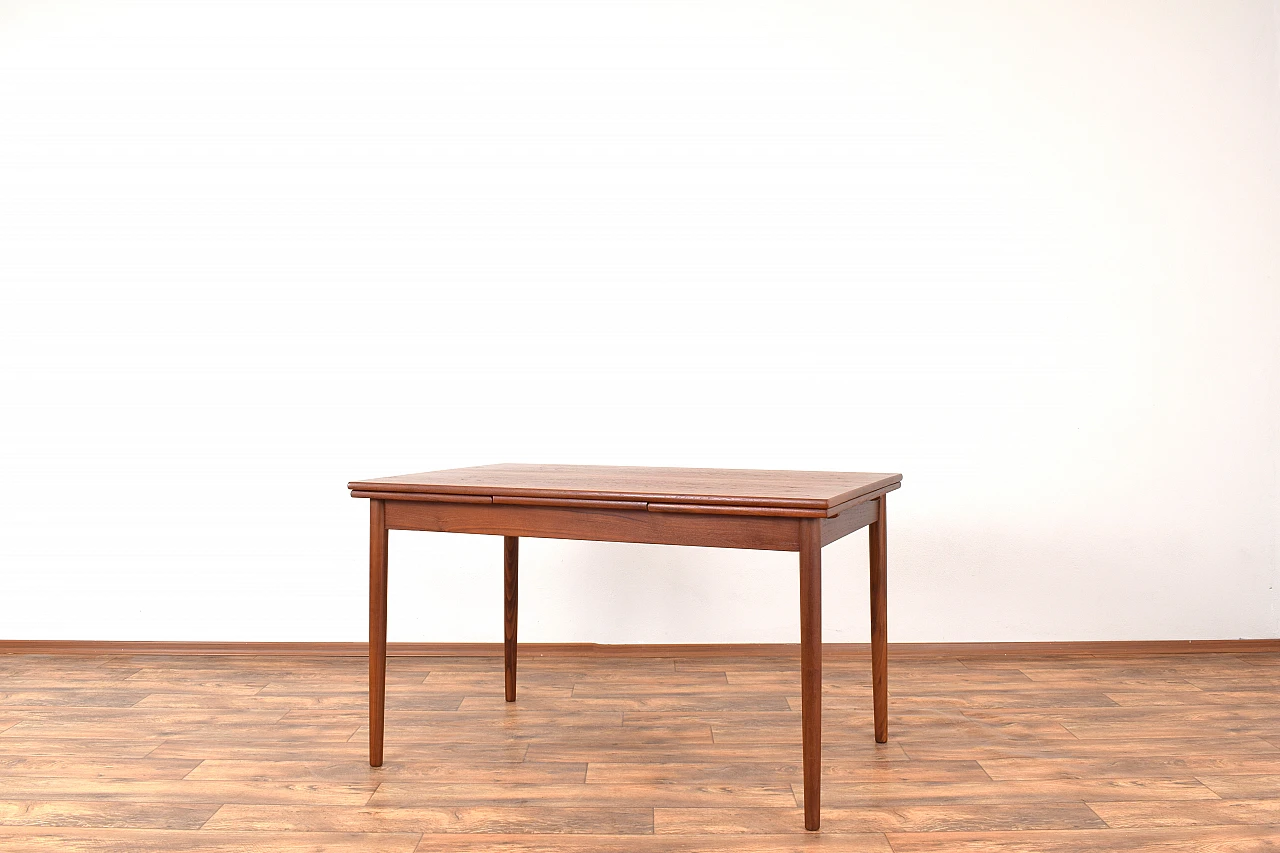 Danish teak extendable dining table, 1960s 3