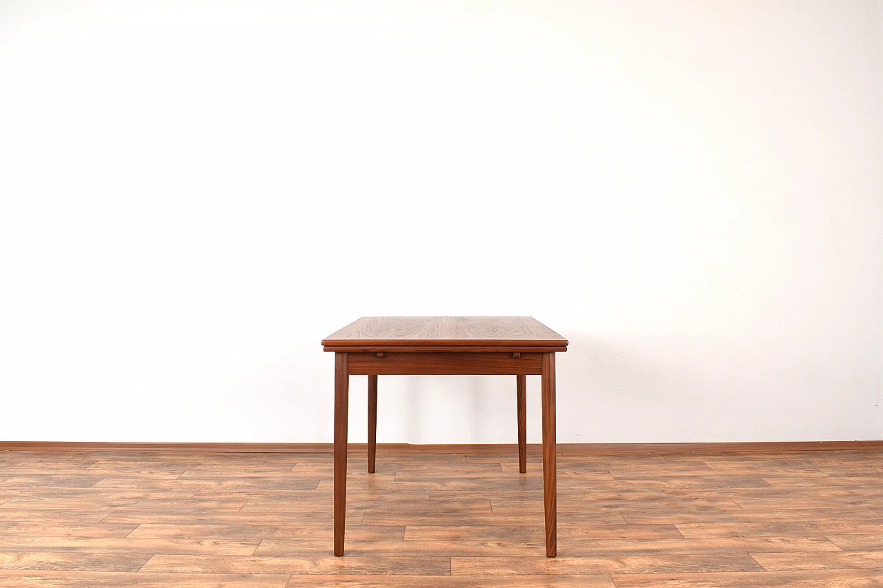 Danish teak extendable dining table, 1960s 4