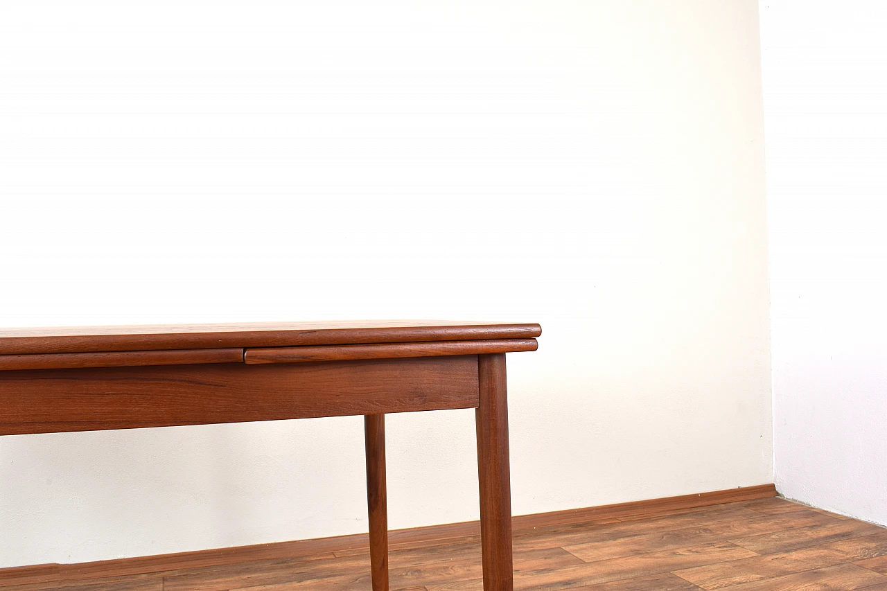 Danish teak extendable dining table, 1960s 11