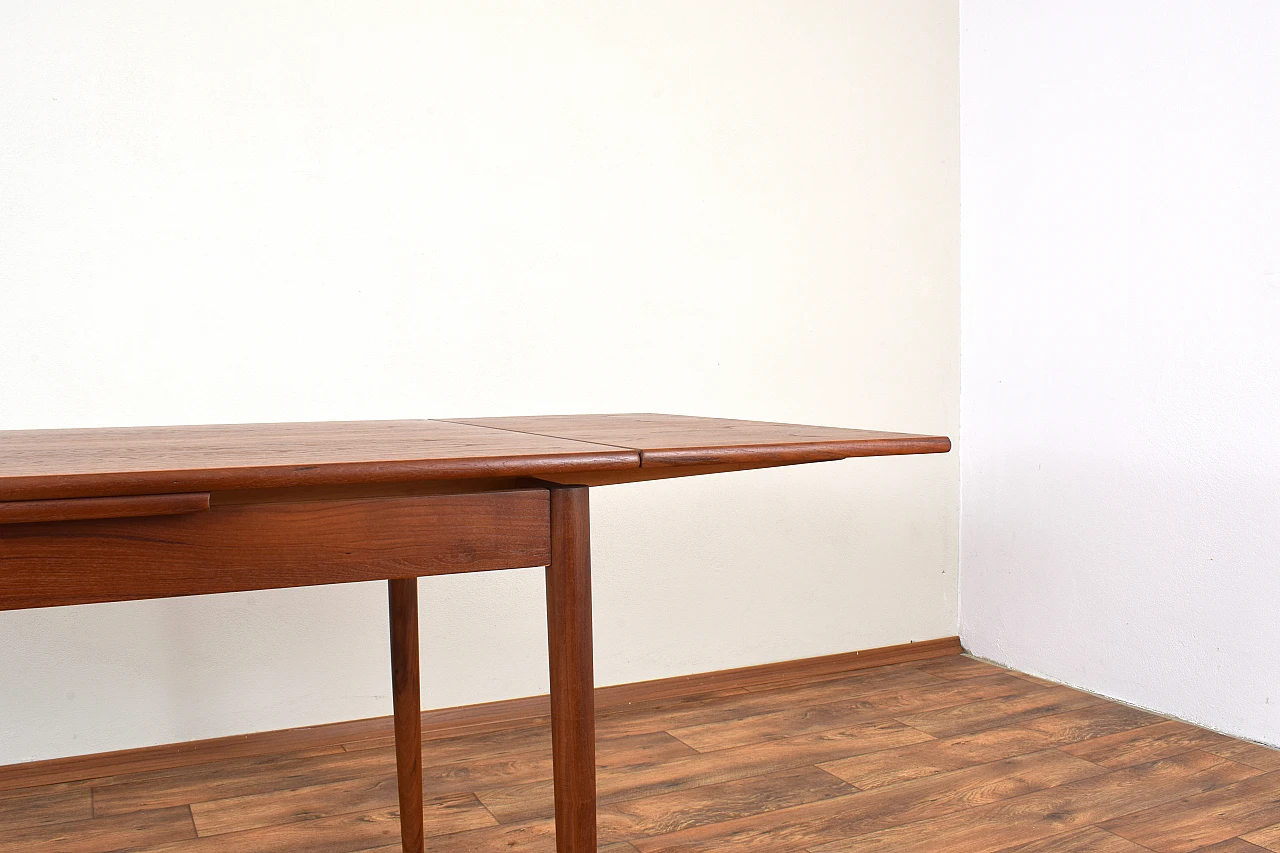 Danish teak extendable dining table, 1960s 13