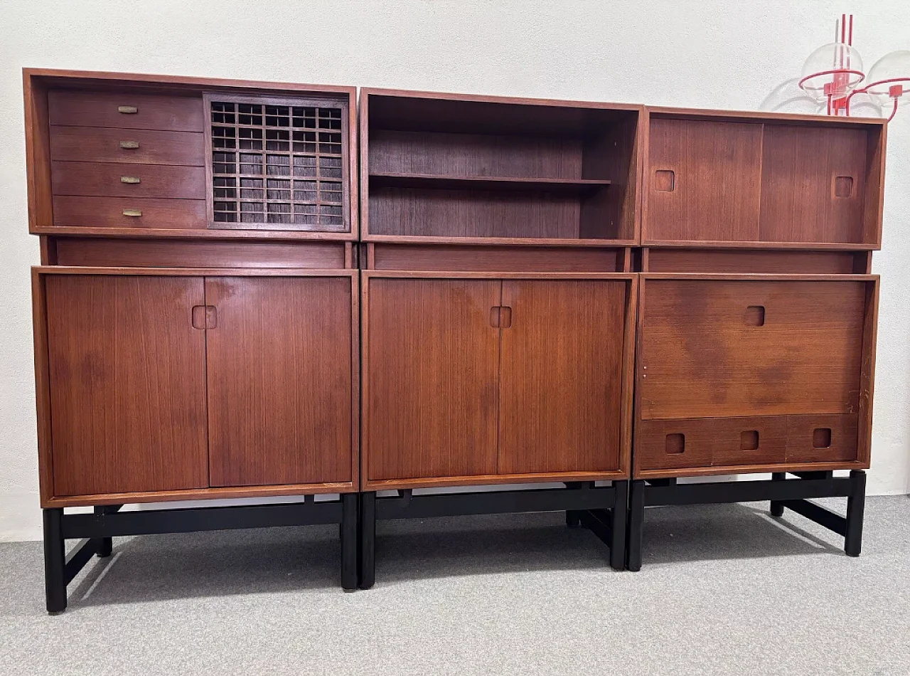 Scandinavian teak sideboard, 1960s 2