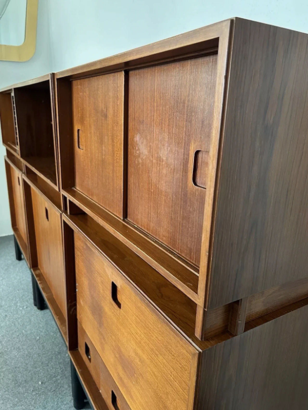 Scandinavian teak sideboard, 1960s 8