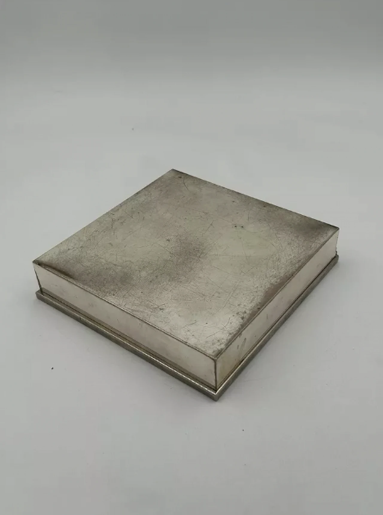 Steel and cork box by Willy Rizzo, 1970s 9