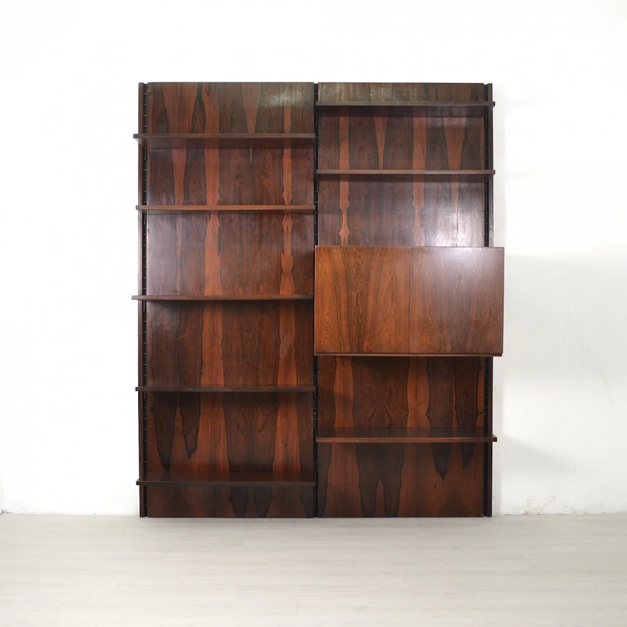 Wall bookcase by Bernini, 1950s 3