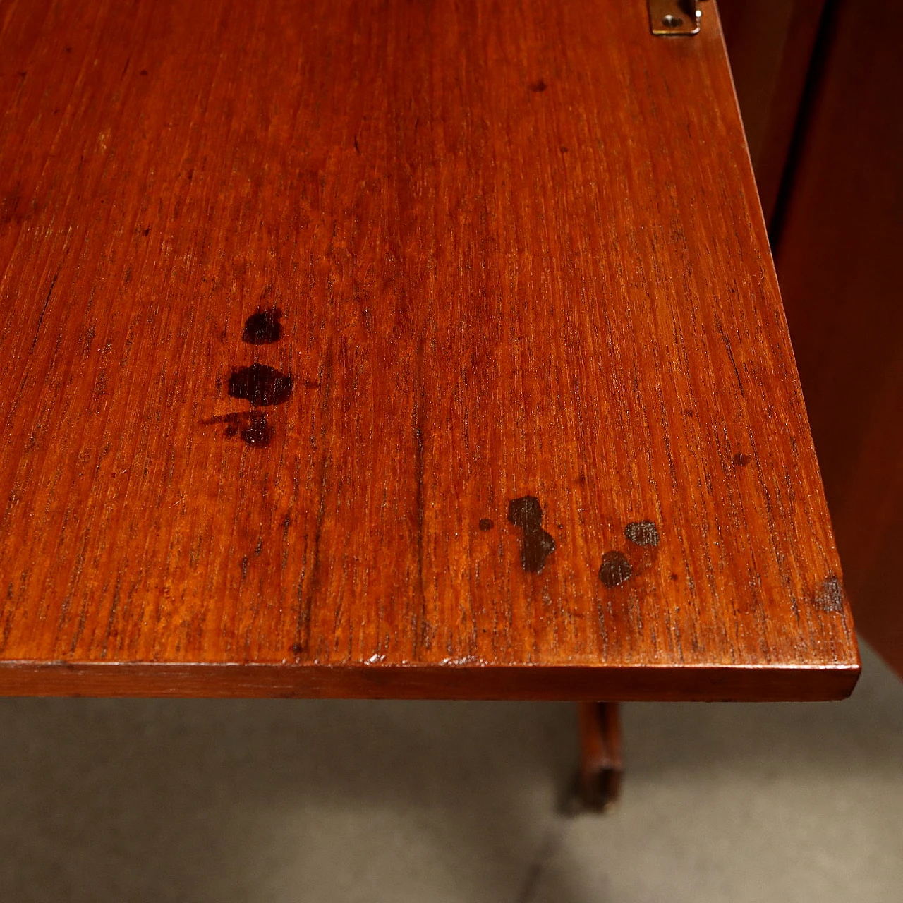 Solid wood and teak veneer bookcase, 1960s 8