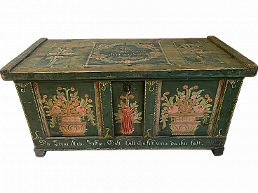 Tyrolean Painted Wedding Chest