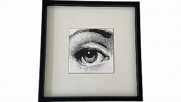 Pietro Fornasetti, Framework 43, piastrella in ceramica, anni 2000