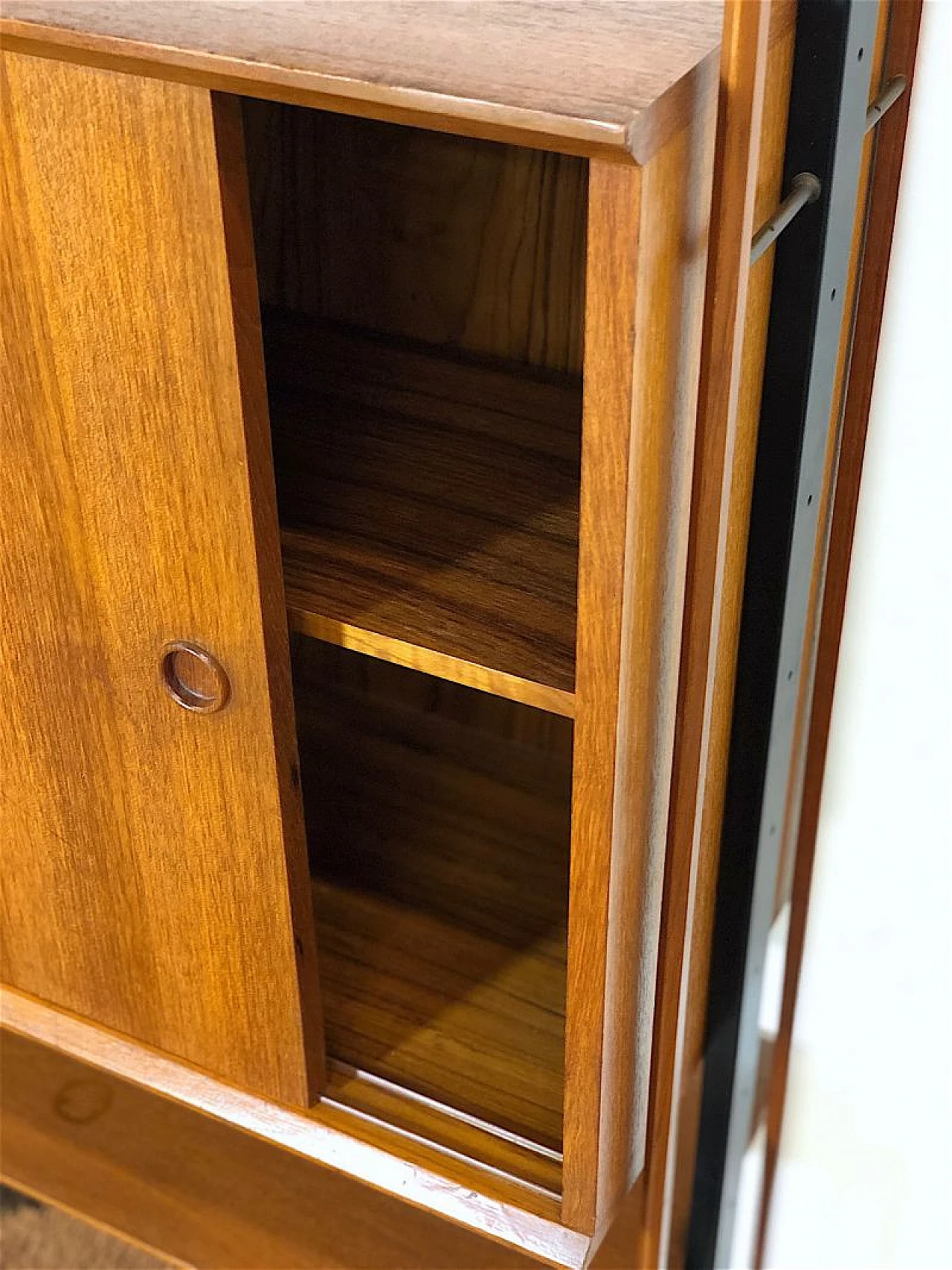 Modular wooden bookcase, 1960s 4