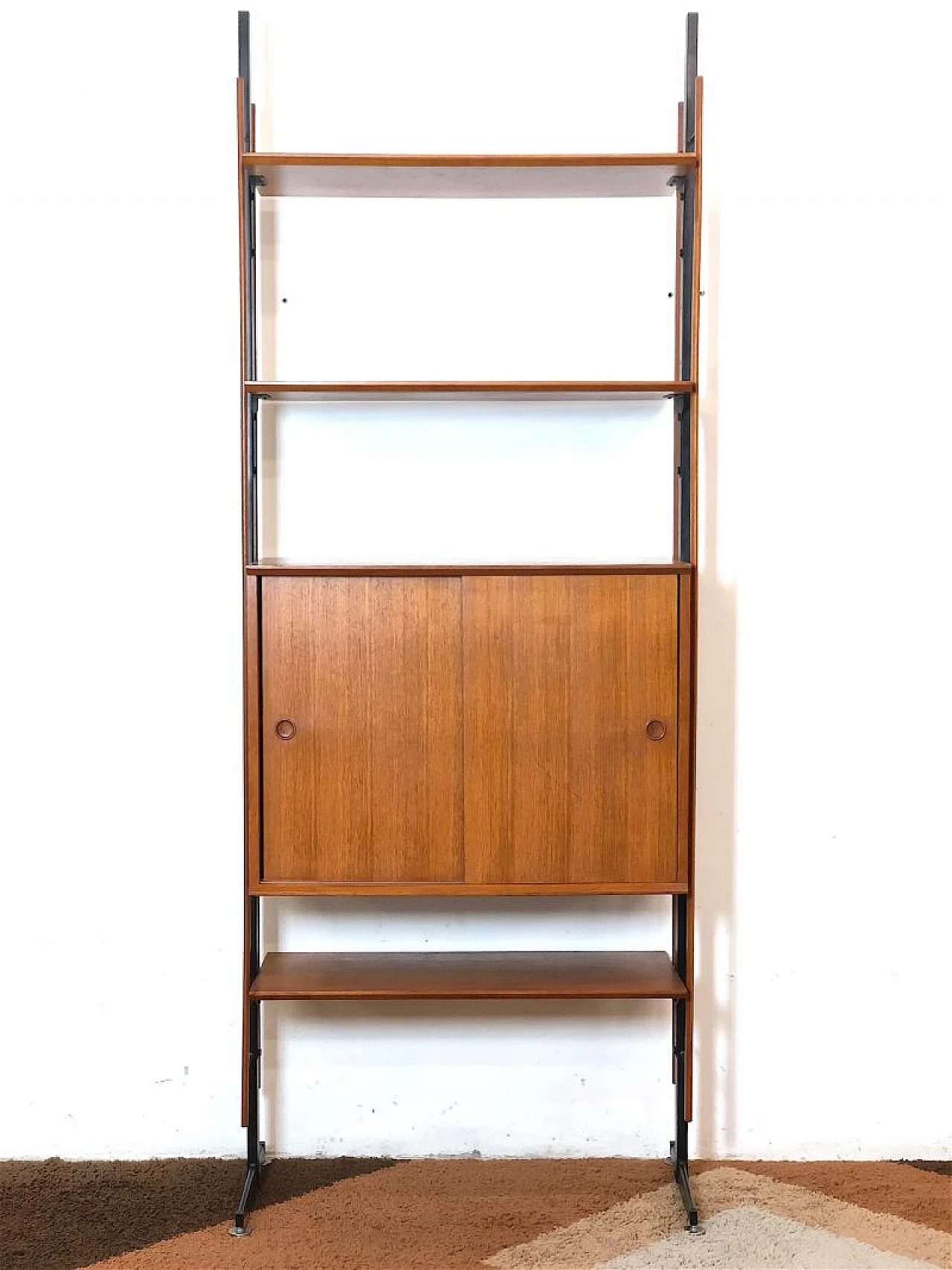 Modular wooden bookcase, 1960s 5