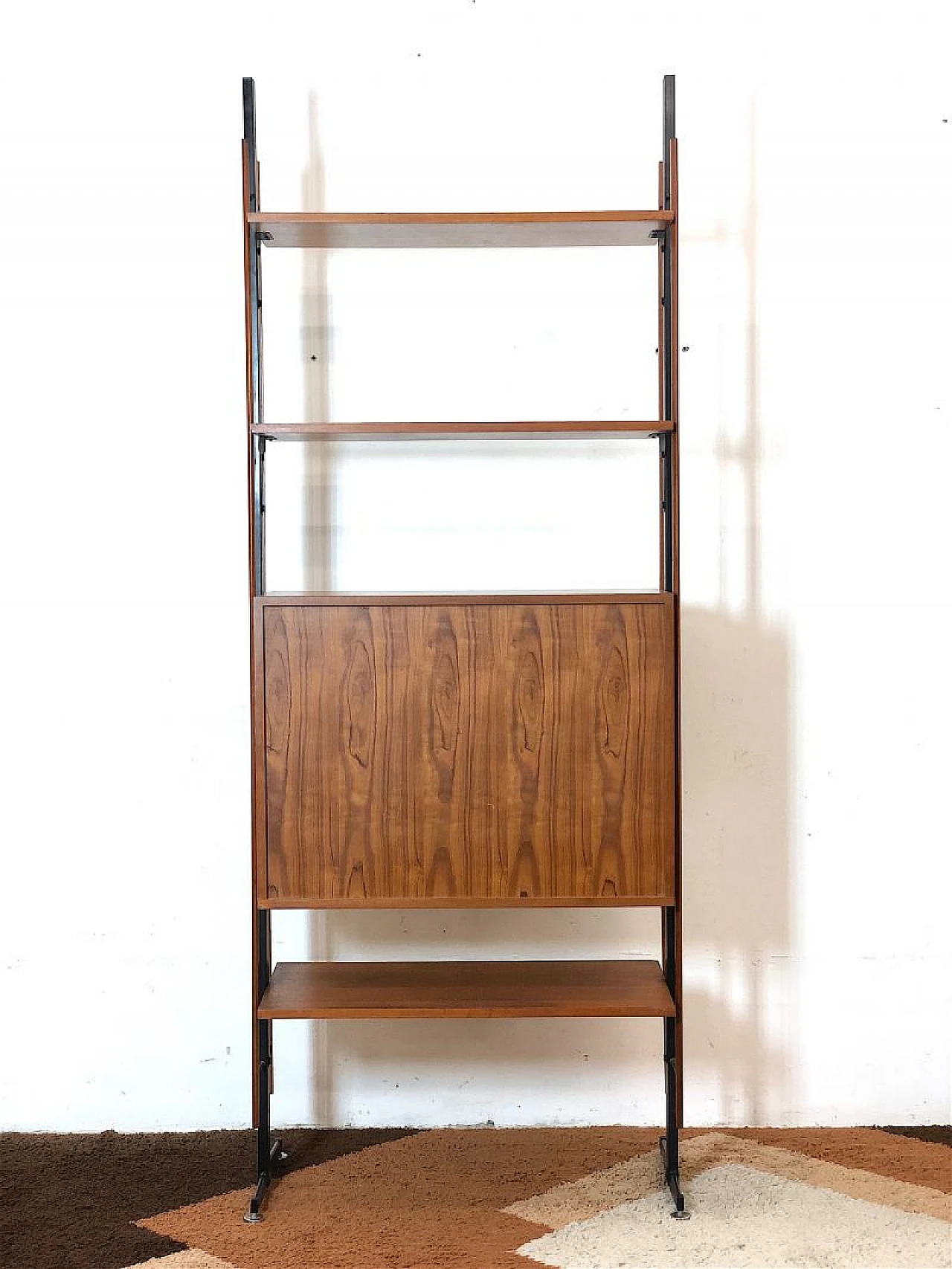 Modular wooden bookcase, 1960s 9