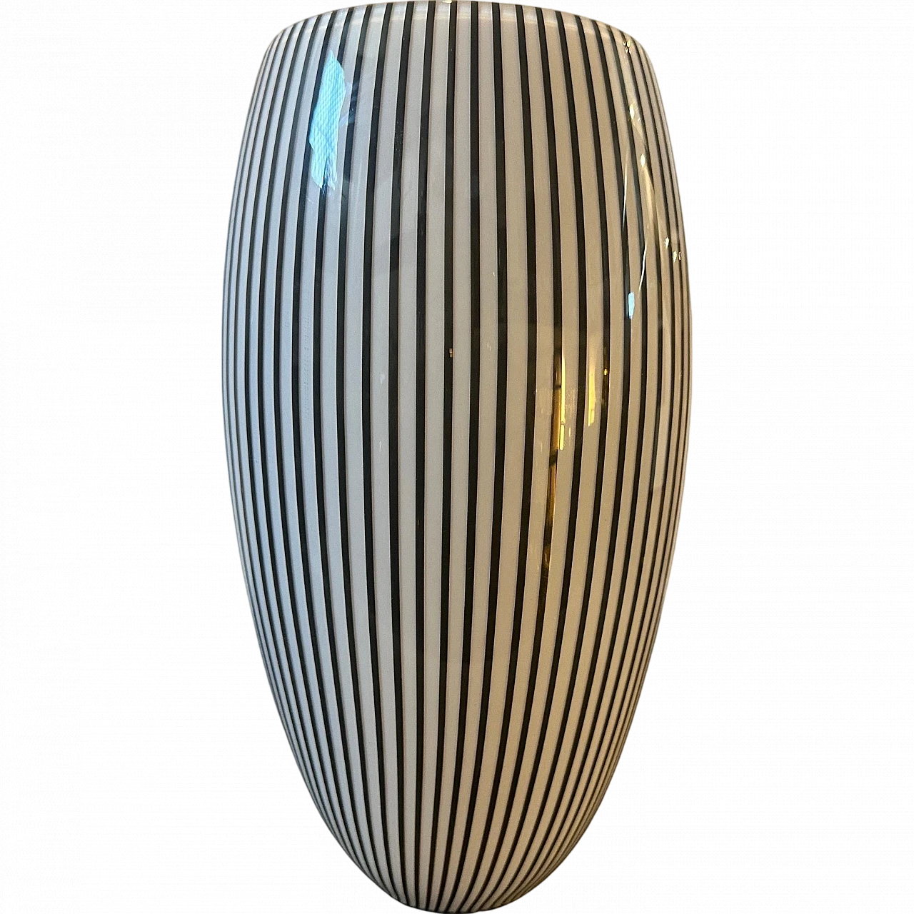 Murano glass vase by Effetre Int. Co., 1980s 10