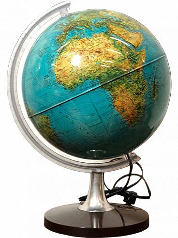 Plastic globe, 1980s