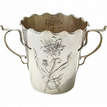 Brass ice bucket by Carl Deffner, early 20th century