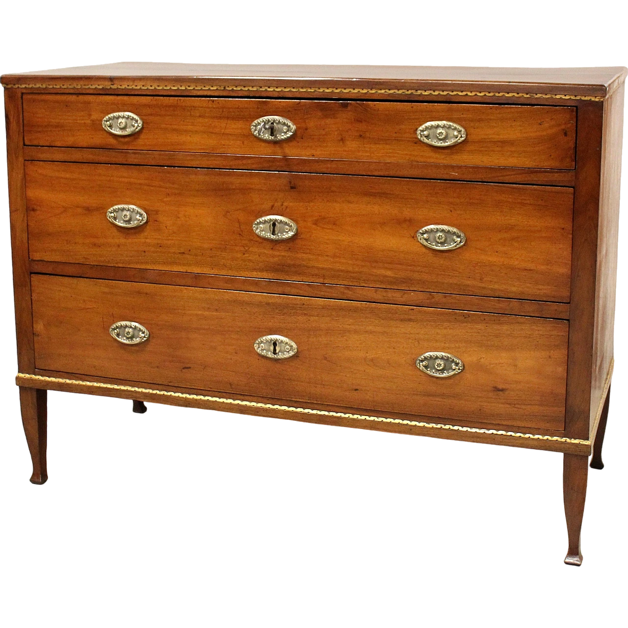 Direttorio chest of drawers in walnut, late 18th century 10