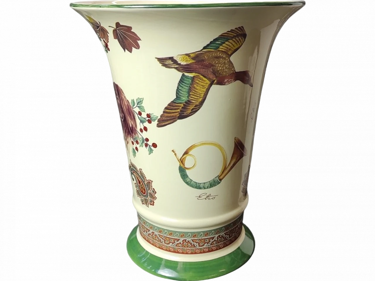 Vaso in ceramica di Etro Milano, anni '80 7