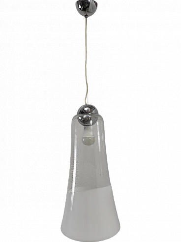 Murano dlass pendant lamp by Mazzega, 1970s