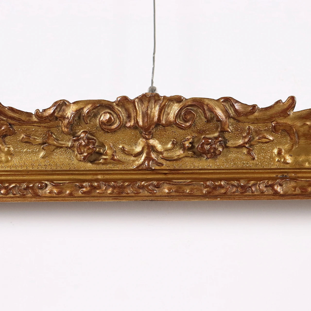 Antique Frame Rococo Style Gilded Wood Italy XX Century 4