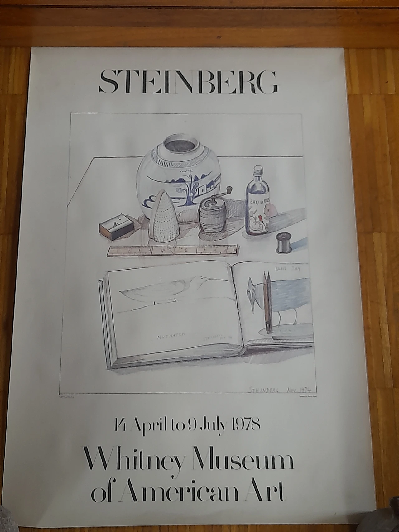 Manifesto di Saul Steinberg per il Whitney Museum, 1978 9