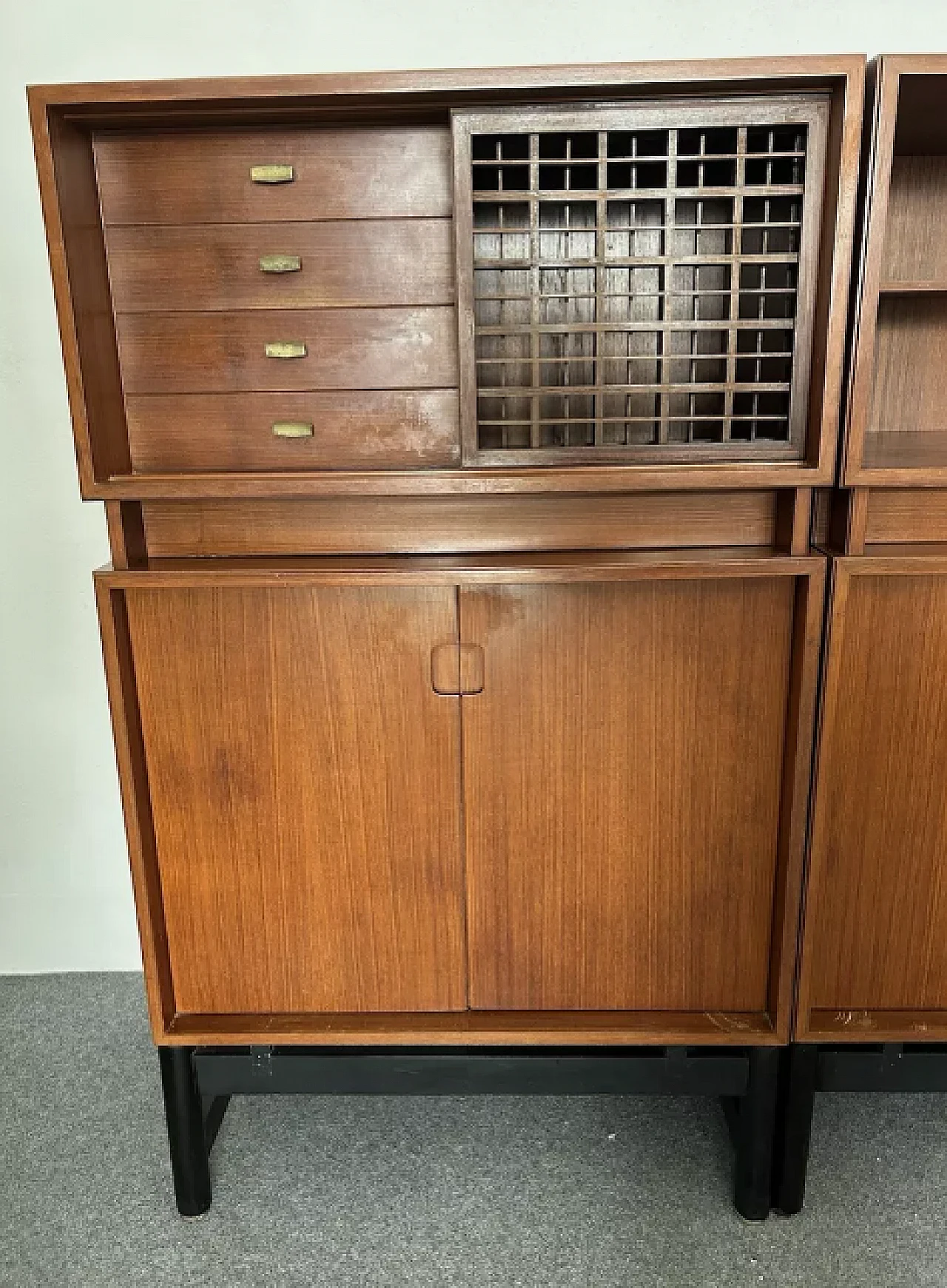 Danish modular wooden sideboard, 1960s 2