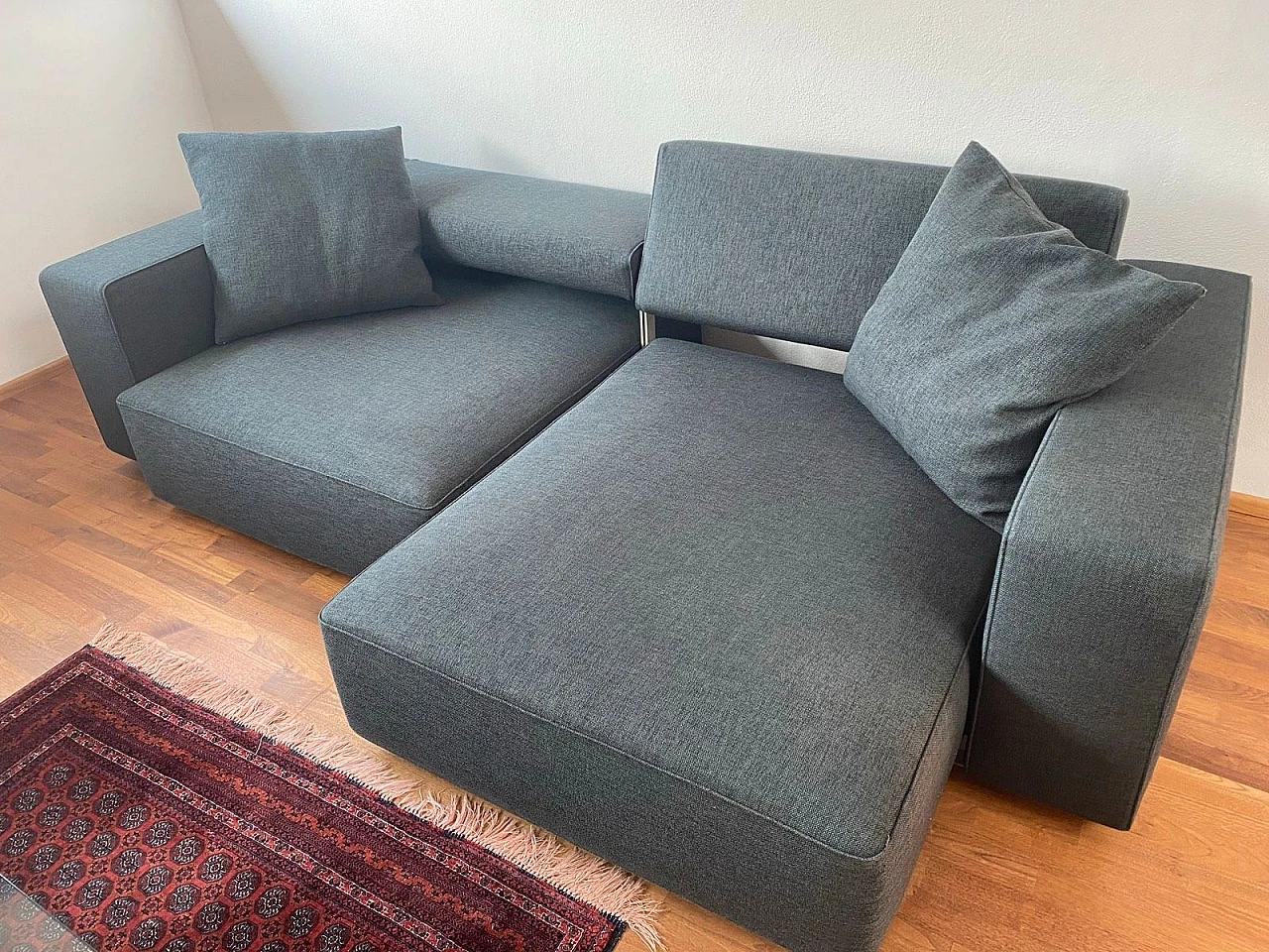 Andy sofa in Maxalto textured fabric by B&B Italia, 2000s 4