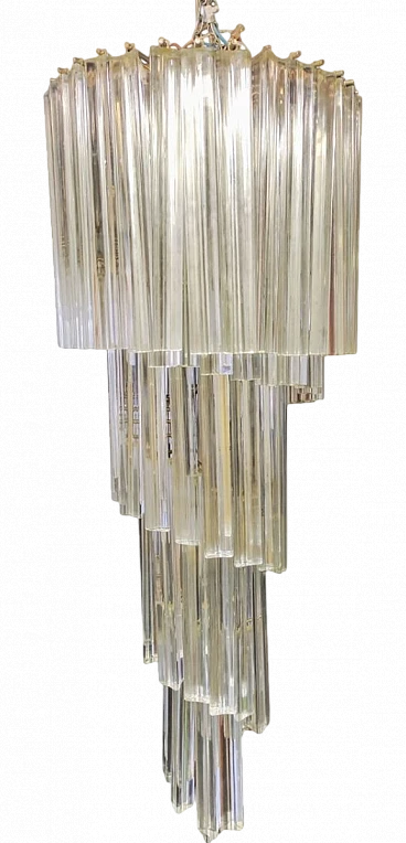 Trilobe Murano chandelier, 1960s