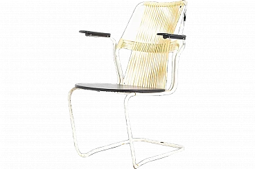 Wire back armchair, 1960s