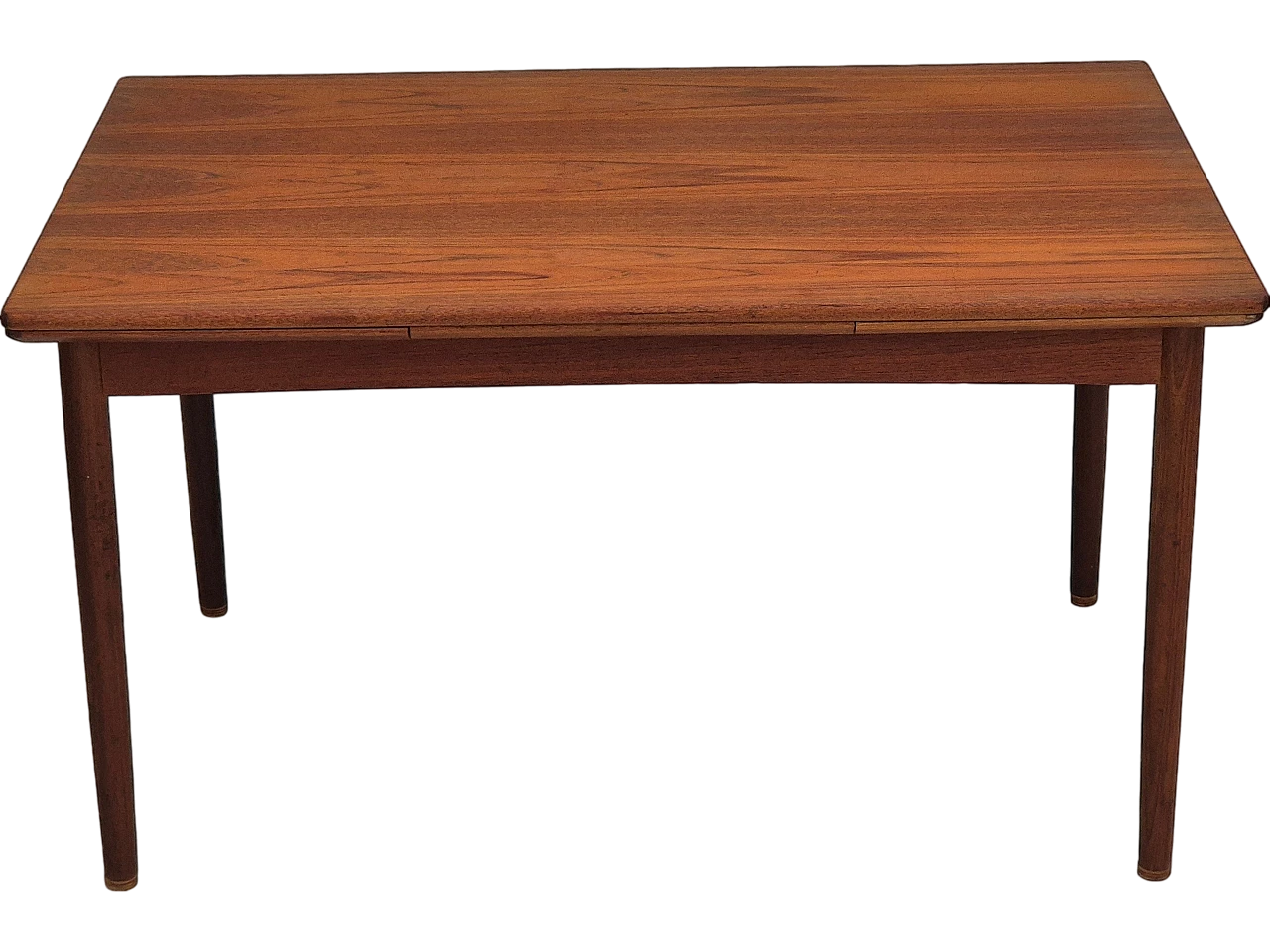 Danish foldable dining table teak, 1970s 19