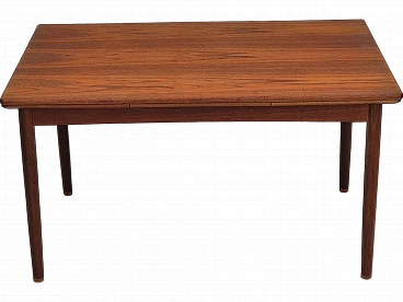 Danish foldable dining table teak, 1970s