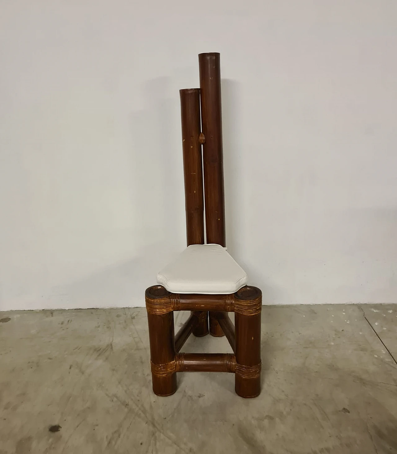 6 bamboo chairs, 70s 4