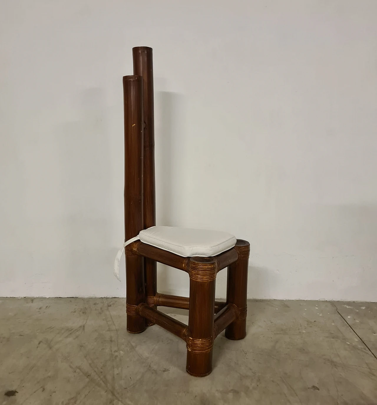 6 bamboo chairs, 70s 5