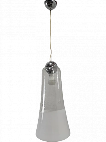 Murano glass pendant lamp from Mazzega, Italy, 1970s