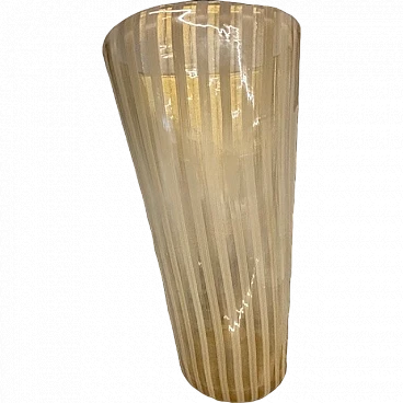 Barovier e Toso vase in milk glass and gold, Murano, 1970s