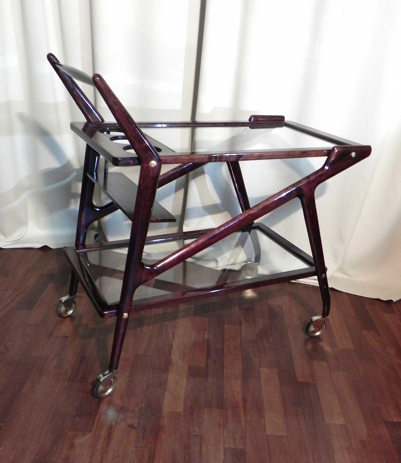 Cesare Lacca style trolley, 50's 8