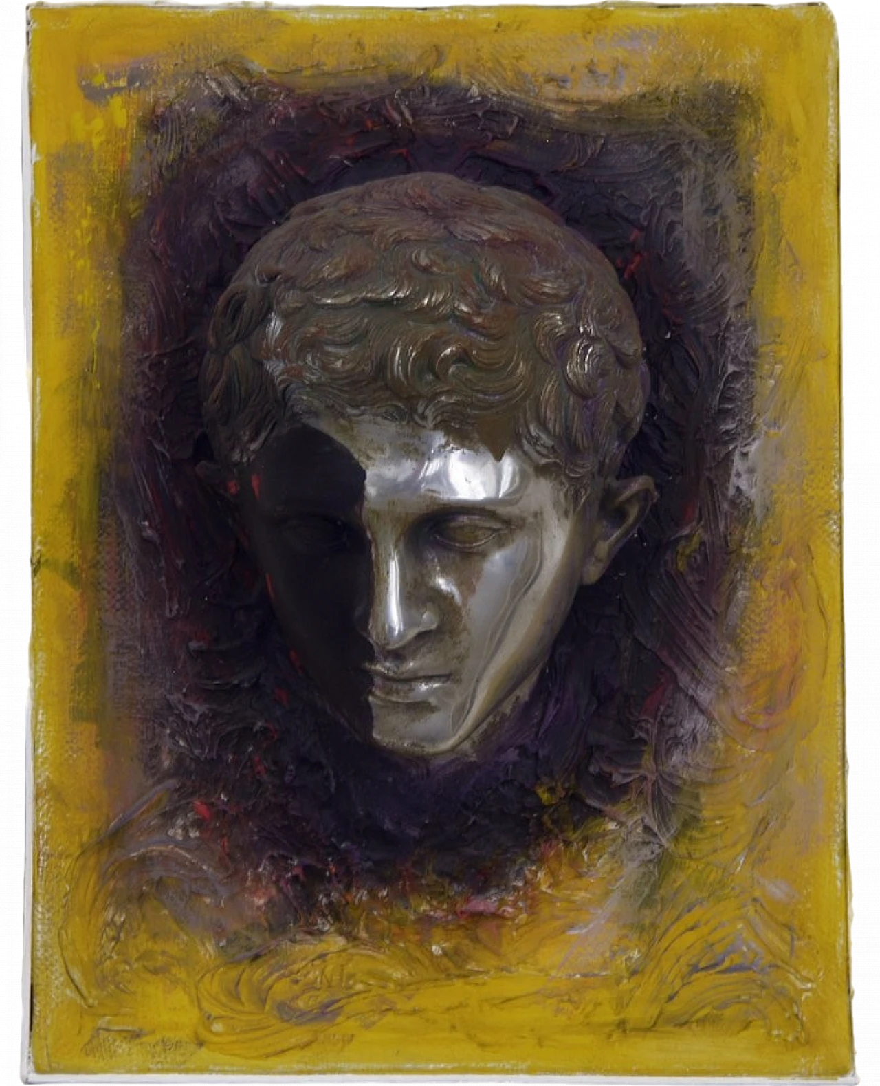 Silent Echo by Giuseppe Caiafa, aluminium and painting on canvas, 2000 6