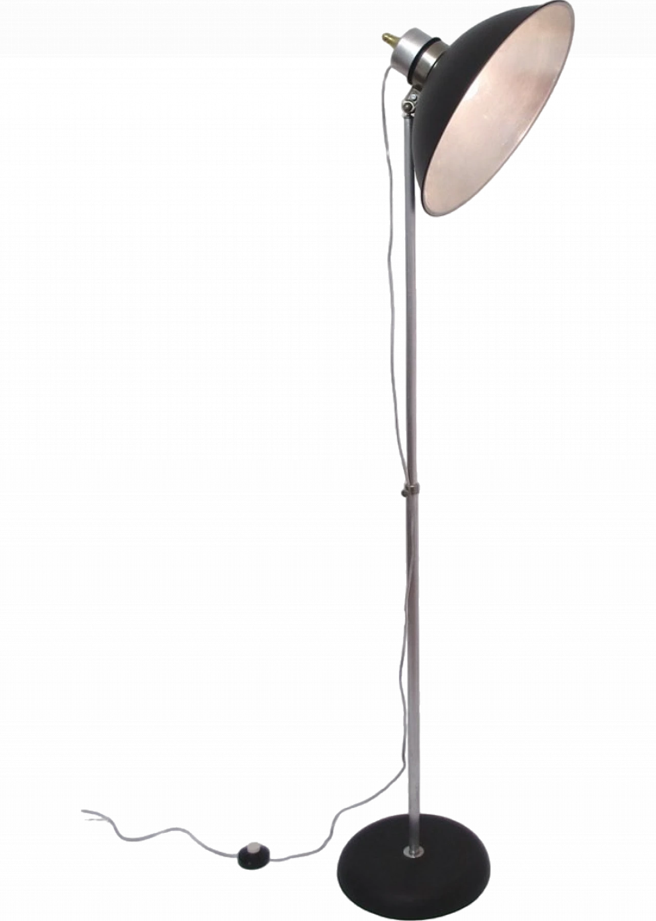 Aluminium telescopic design floor lamp, 1960s 8