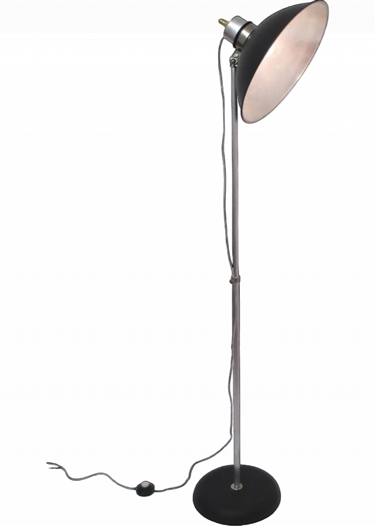 Aluminium telescopic design floor lamp, 1960s 9