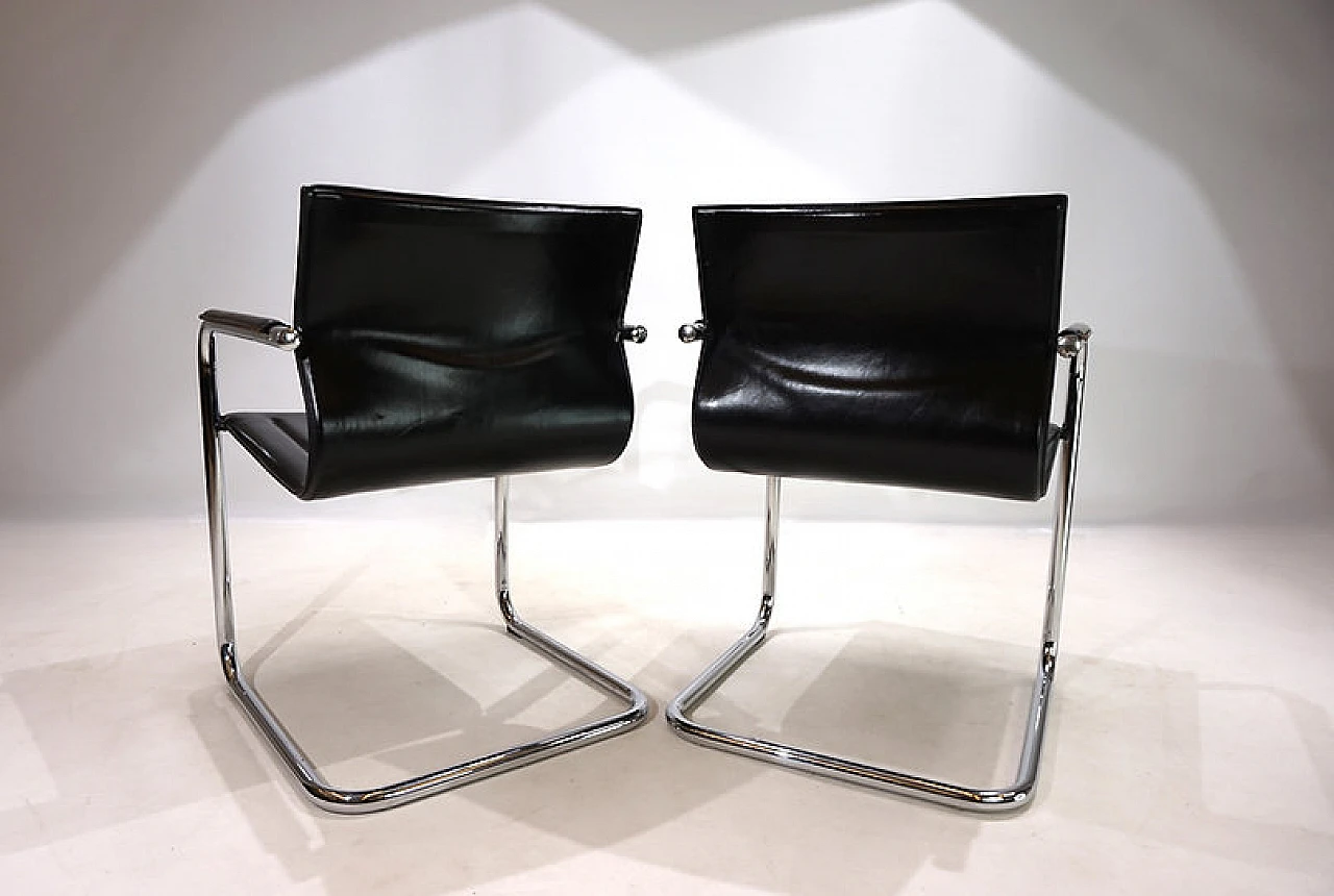 Pair of dining chairs by Matteo Grassi for Mart Stam, 1970s 8