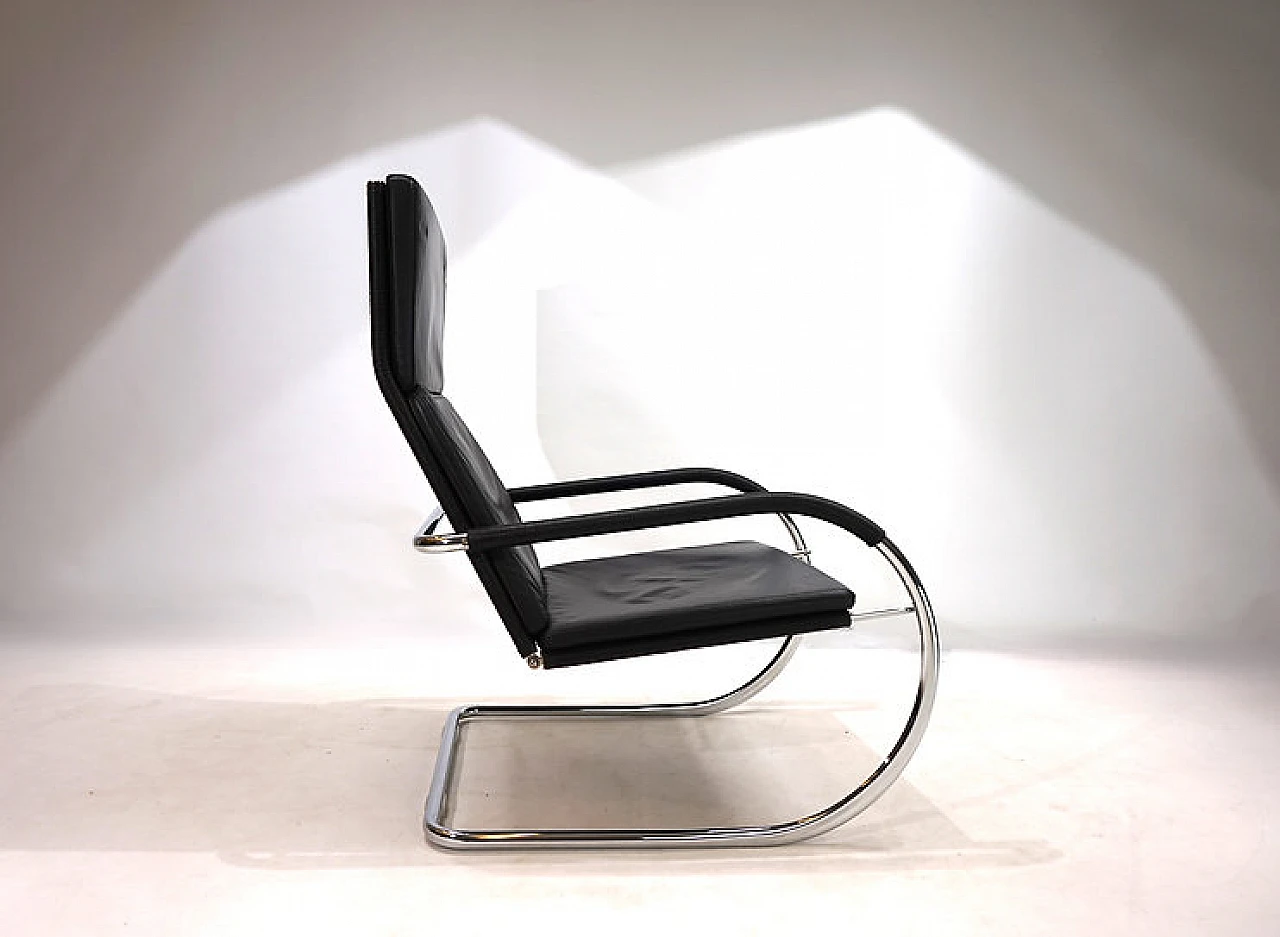 Tecta D35 Kinetic Bauhaus leather armchair by Anton Lorenz, 1920s 2