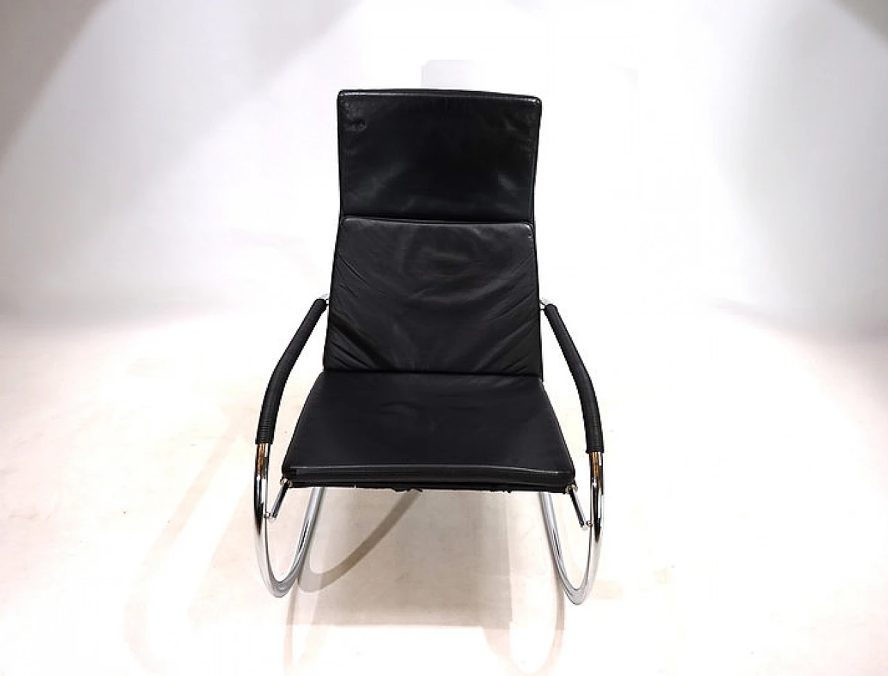 Tecta D35 Kinetic Bauhaus leather armchair by Anton Lorenz, 1920s 5