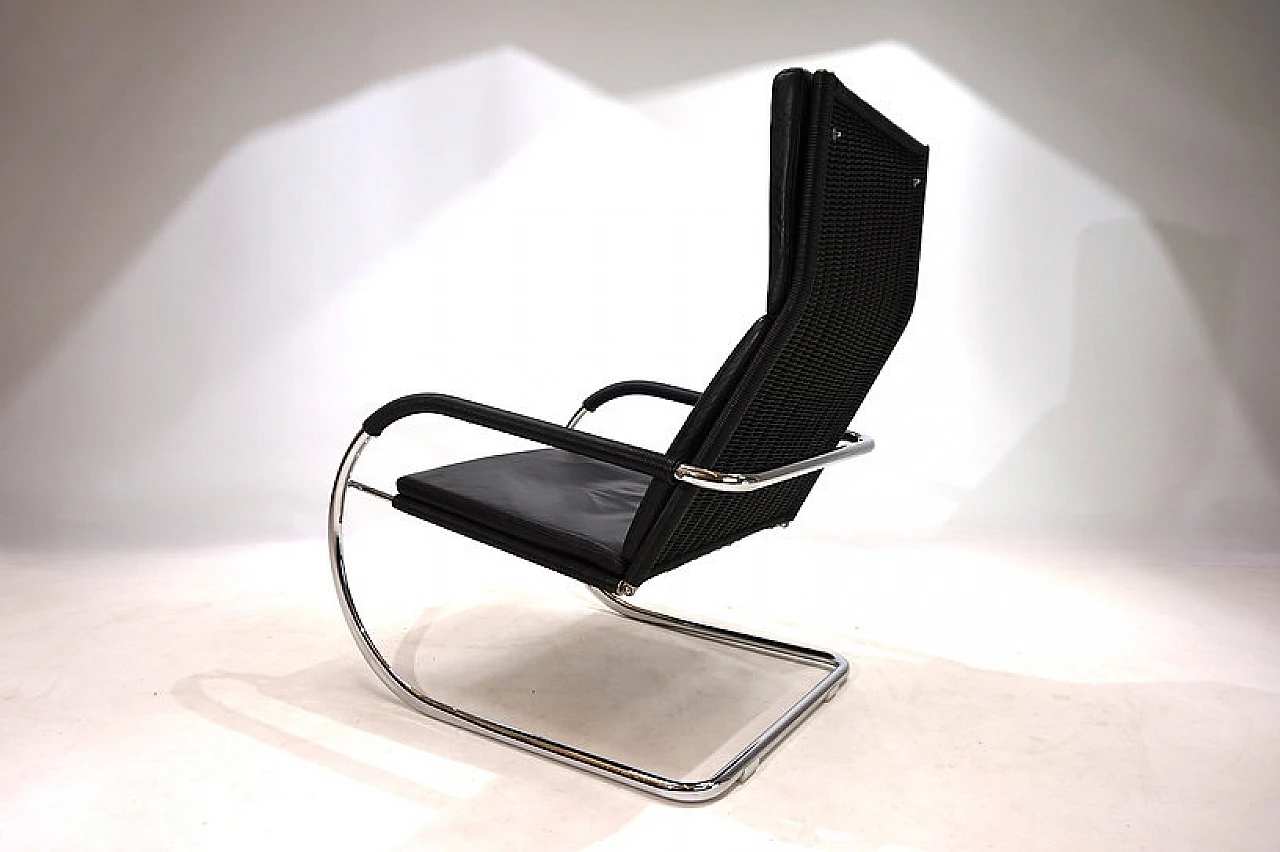 Tecta D35 Kinetic Bauhaus leather armchair by Anton Lorenz, 1920s 14