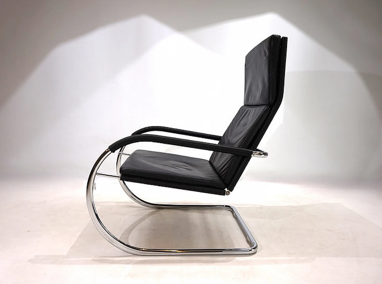 Tecta D35 Kinetic Bauhaus leather armchair by Anton Lorenz, 1920s 15