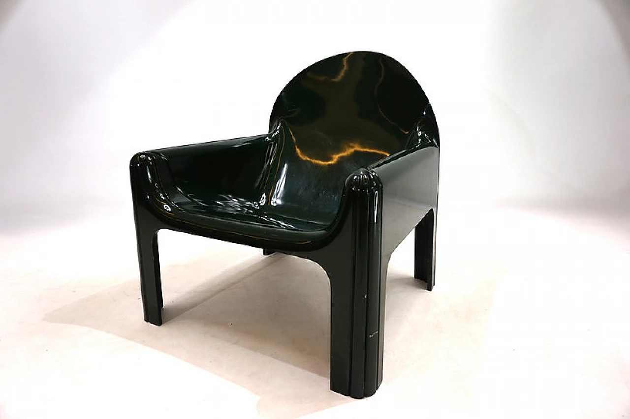 Poltrona in plastica Kartell 4794 di Gae Aulenti, anni '70 7