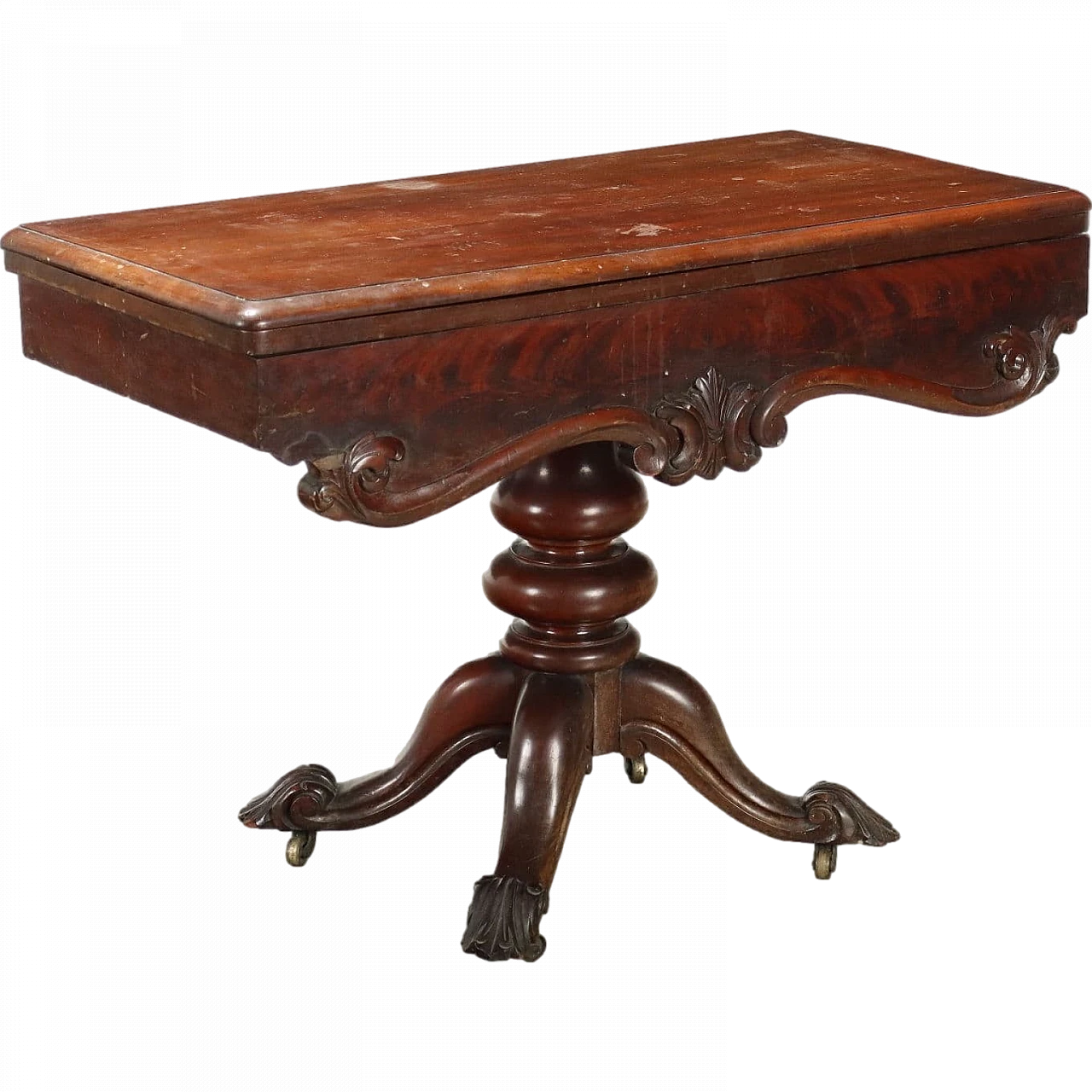 Antique Game Table Louis Philippe Mahogany France XIX Century 11